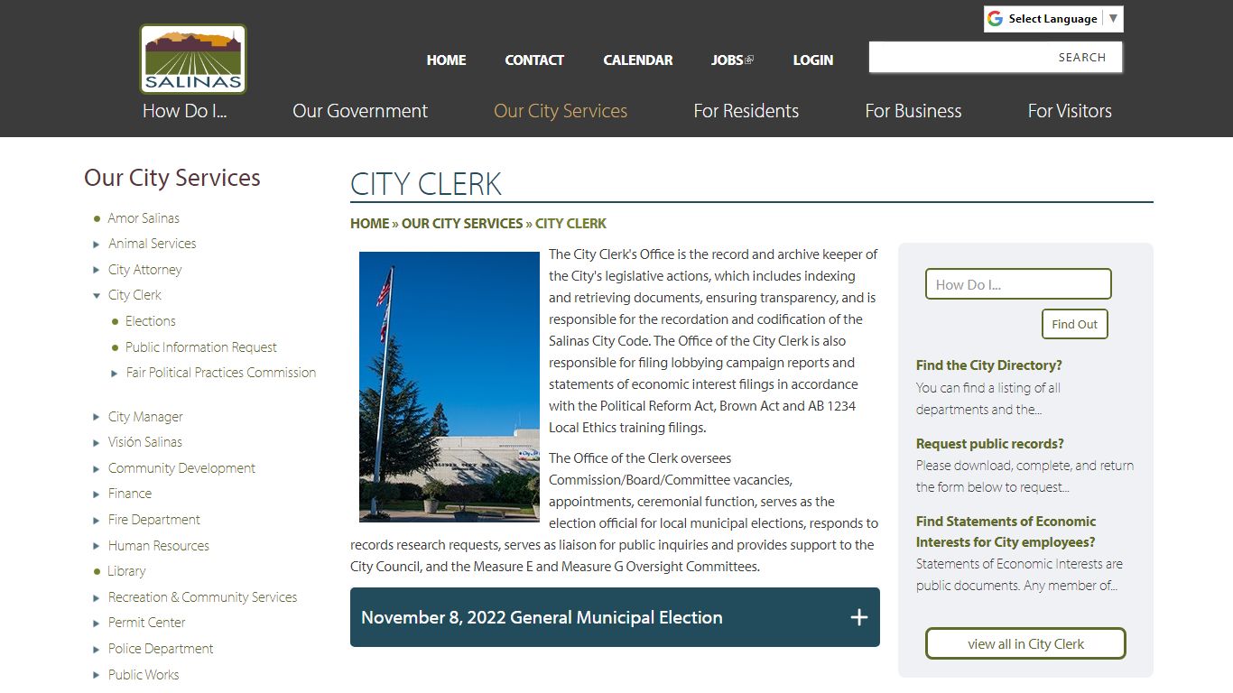 City Clerk | City of Salinas